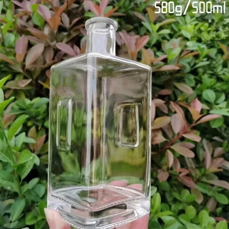 500ml Square Glass Bottle price