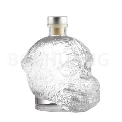 750ml مايمۇن بېشى شەكىللىك ئەينەك بوتۇلكا